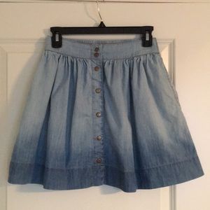Francesca’s Chambray Skirt